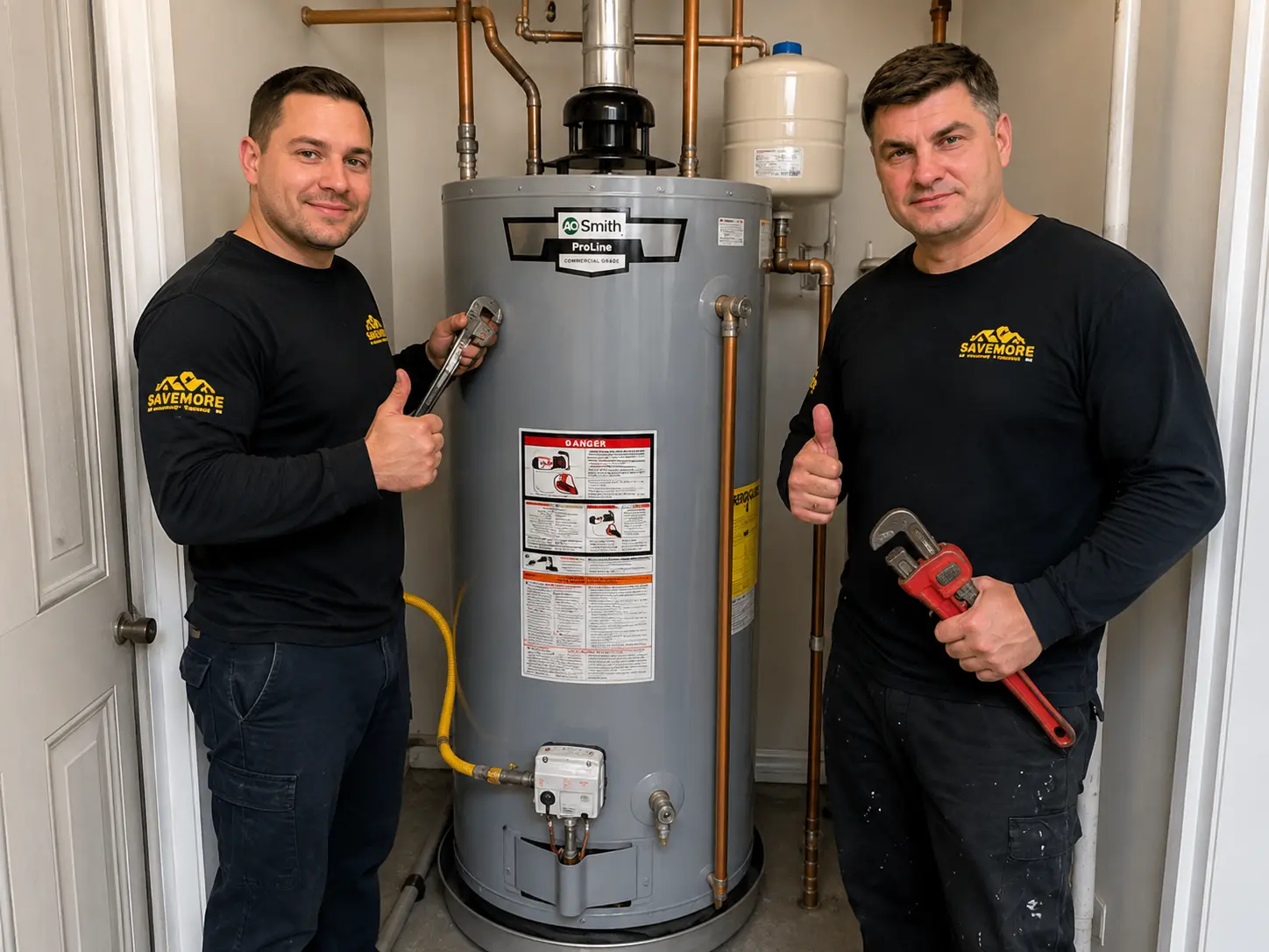 Savemore Handyman Services crew on a job site